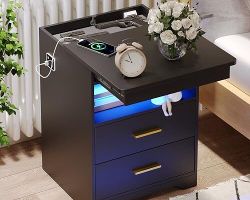 Best Nightstand With Built-In Gun Safe