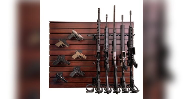 Can I Store Pistols on a Rifle Gun Rack?