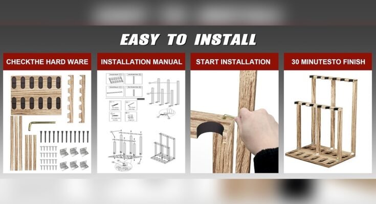 How to Install a Corner Gun Rack?