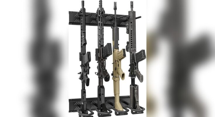 How to Secure Guns on a Display Gun Rack?