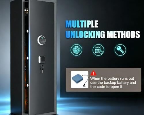 Hymnxemo Gun Safe For Rifles And Pistols