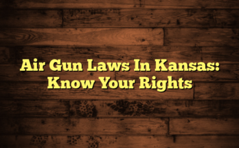 Air Gun Laws In Kansas: Know Your Rights