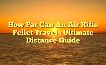 How Far Can An Air Rifle Pellet Travel  : Ultimate Distance Guide