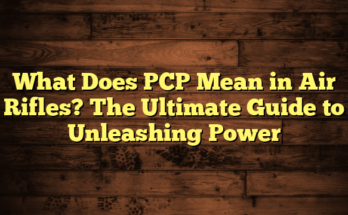 What Does PCP Mean in Air Rifles? The Ultimate Guide to Unleashing Power