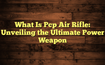 What Is Pcp Air Rifle: Unveiling the Ultimate Power Weapon